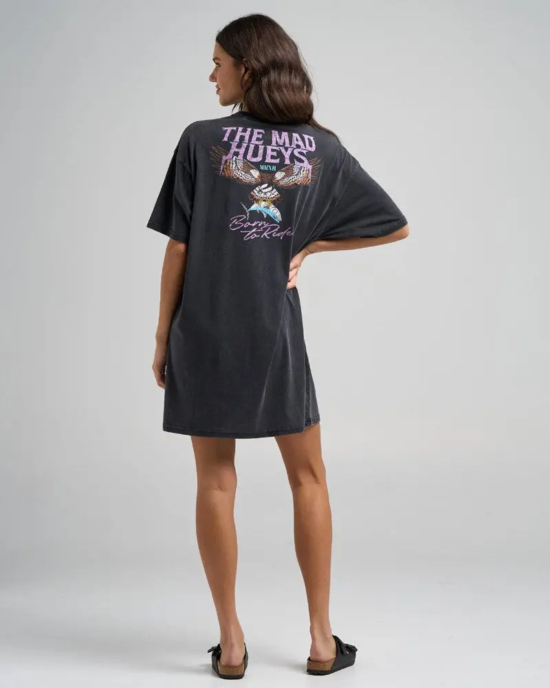 The Mad Hueys Born To Hueys | Womens Tee Dress 3