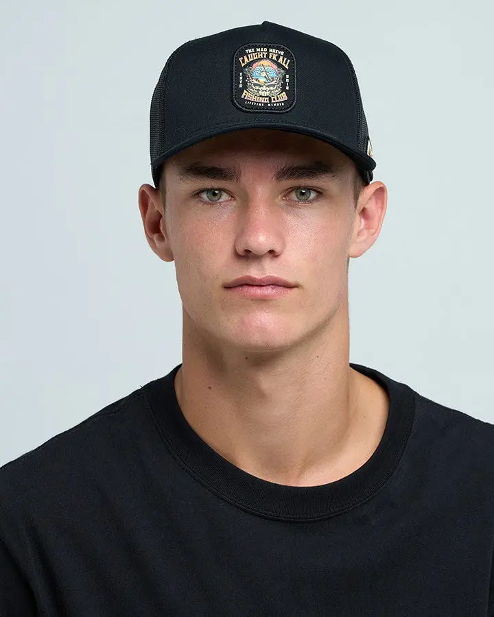 The Mad Hueys Caught Fk All Skull | Twill Trucker 1