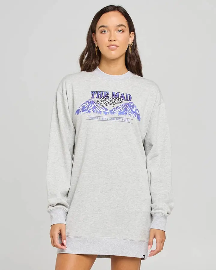 The Mad Hueys Frosty Tips Womens Crew Dress 1