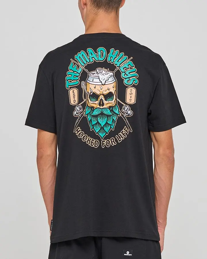 The Mad Hueys Frothin Hooked For Life | Ss Tee 1