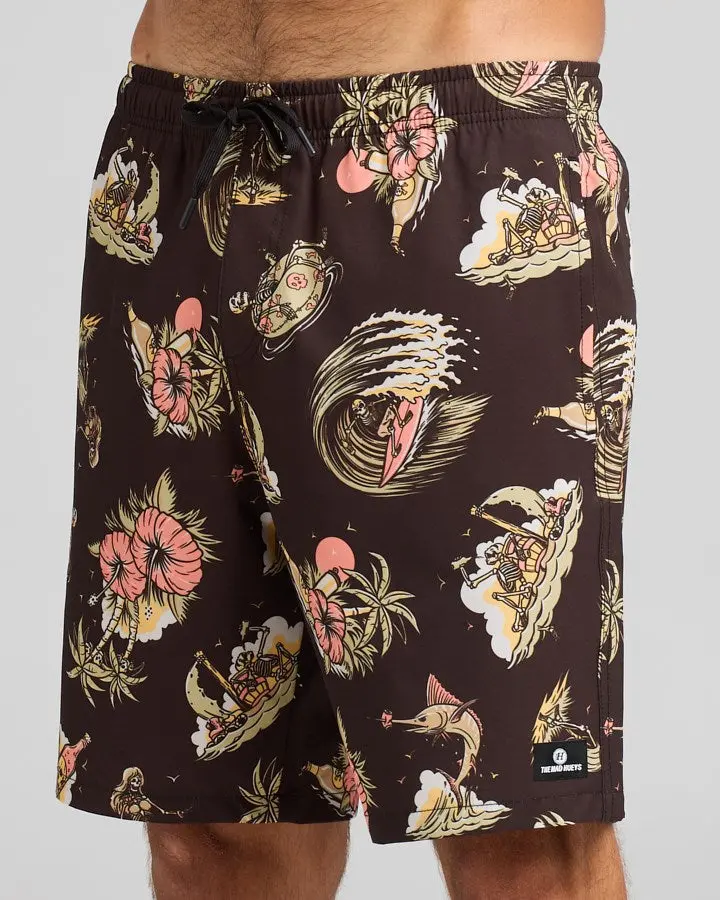 The Mad Hueys Frothin Out | 19" Swim Volley Short 1
