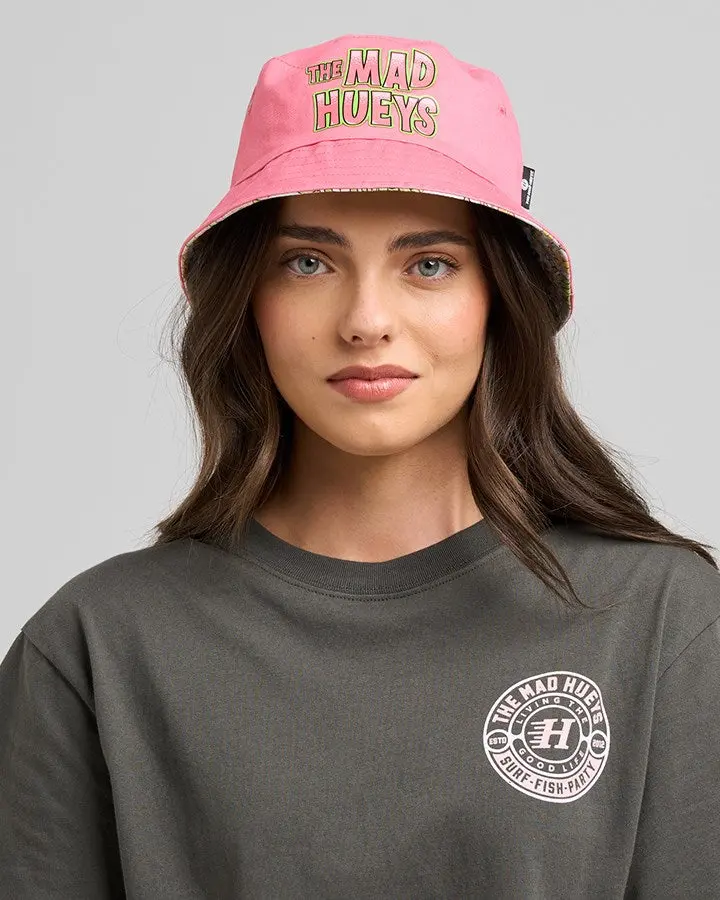 The Mad Hueys Galah Anchor | Womens Reversible Bucket Hat 1