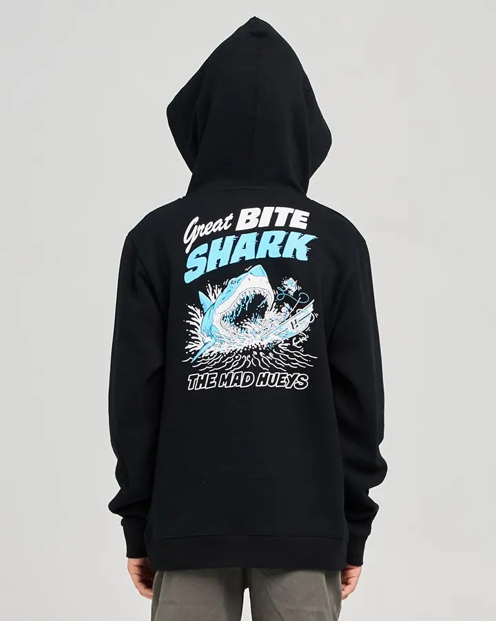 The Mad Hueys Great Bite Shark | Hooded Pullover 1