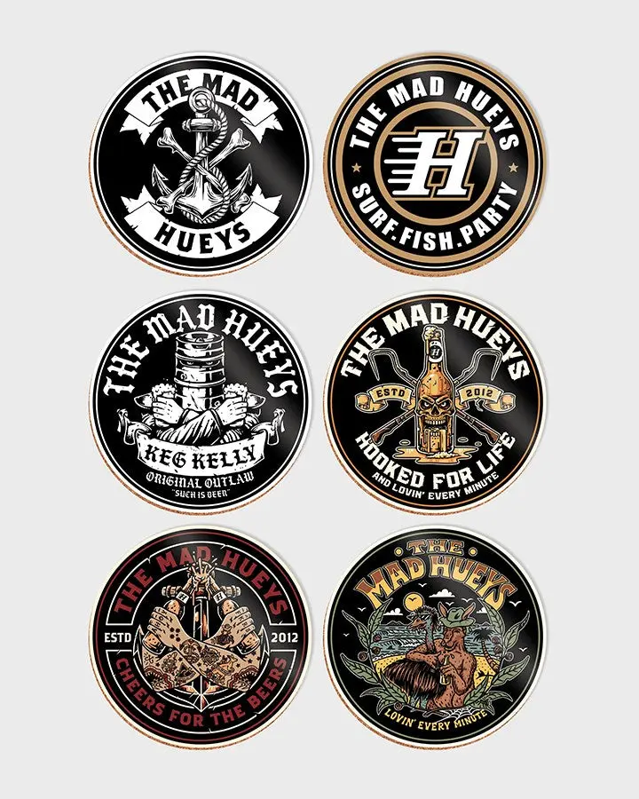 The Mad Hueys Hueys Party I Coasters 1