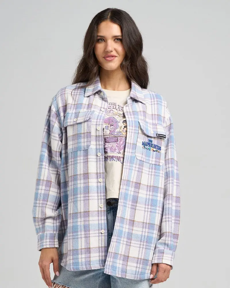 The Mad Hueys Mermaids Drink Free | Womens Shacket 1