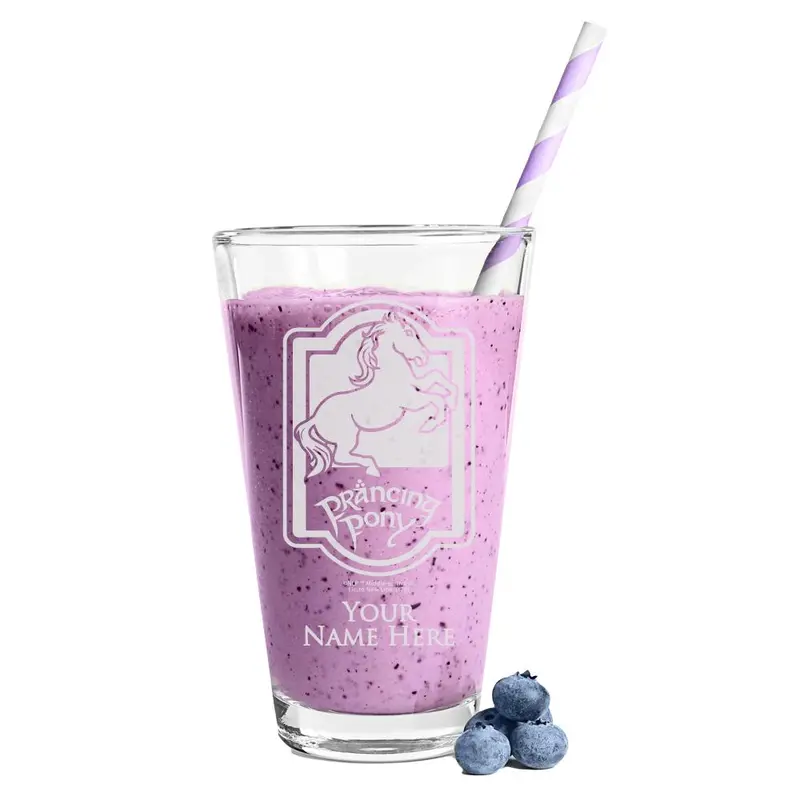 The Prancing Pony Personalized Tapered Glass From The Lord Of The Rings, 16 Ounces 1