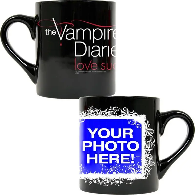 The Vampire Diaries Customizable Love Sucks Photo Mug 1