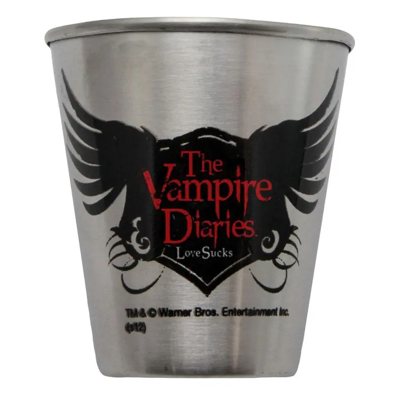 The Vampire Diaries Love Sucks Metal Shot Glass 1