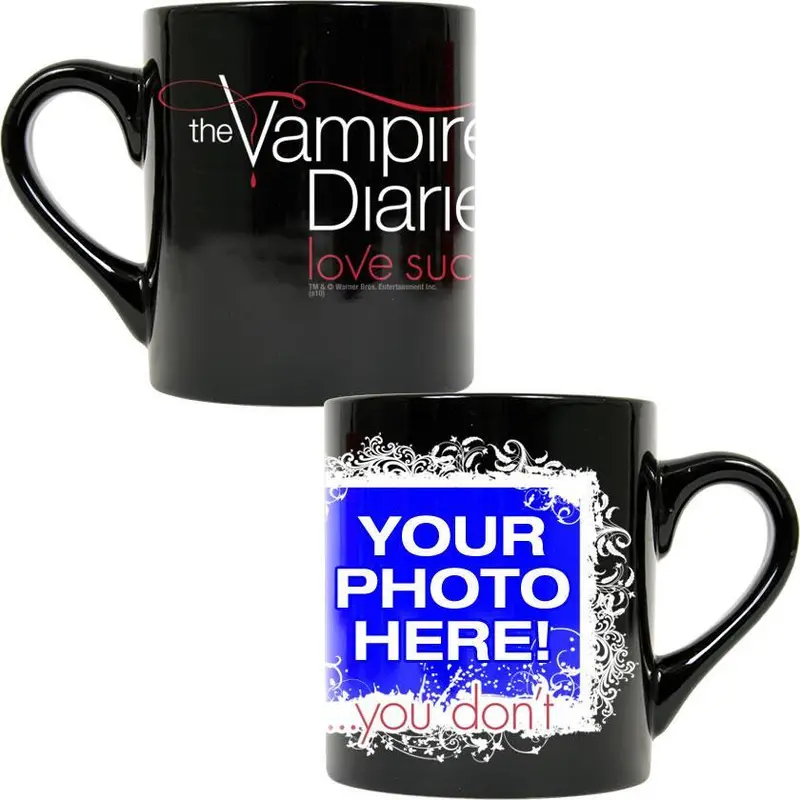 The Vampire Diaries "Love Sucks, You Don't" Customizable Photo Mug 1