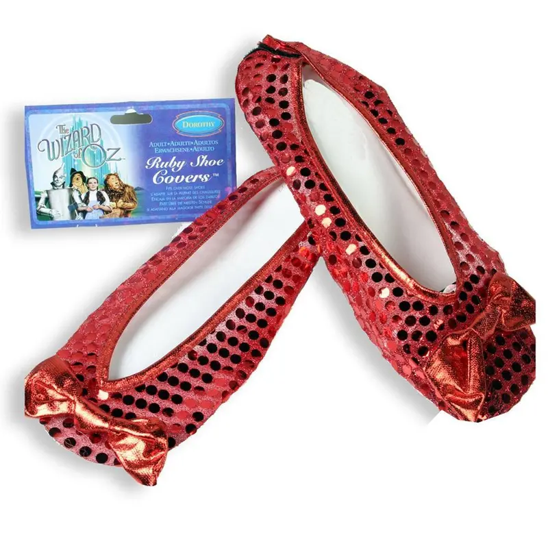The Wizard Of Oz Adult Ruby Slipper Shoe Covers Costume Accessory 1