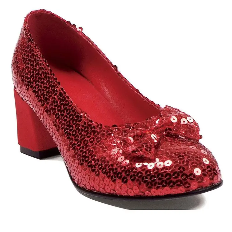The Wizard Of Oz Judy Sequin Red Adult Shoes 1