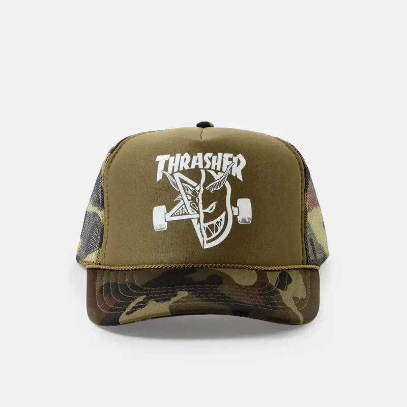 Thrasher X Spitfire Thrash & Burn Hat - Camo 1