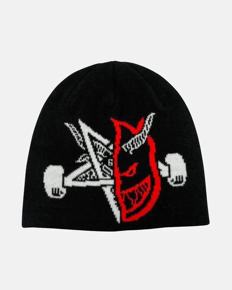 Thrasher X Spitfire Thrash & Burn Skully Beanie 1