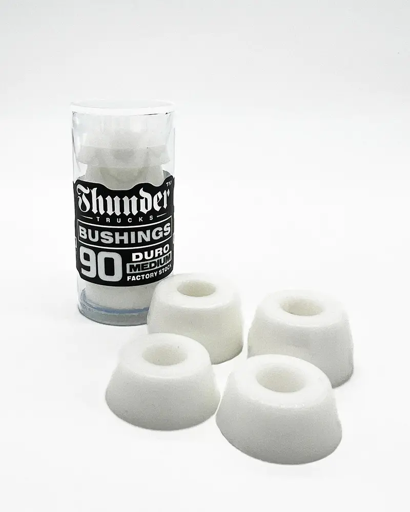Thunder Premium Skateboard Bushings 90A Medium White 1