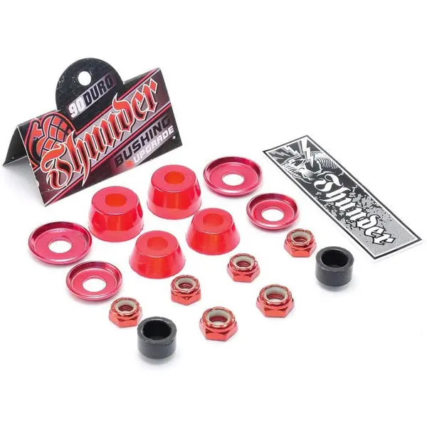 Thunder Red Bushing Rebuild Skateboard Truck Kit - 90Du 1