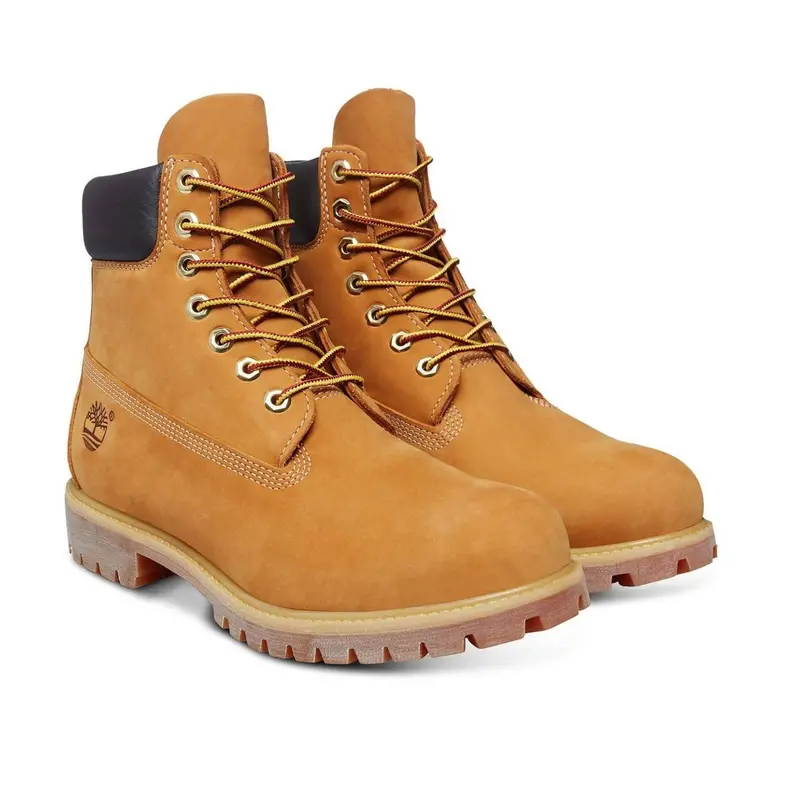 Timberland Mens 6 Inch Premium Waterproof Boot - Wheat Nubuck 1