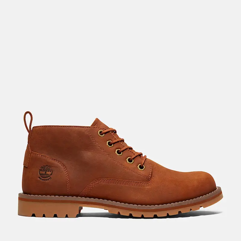 Timberland Mens Redwood Falls Waterproof Chukka - Medium Brown Full Grain 1