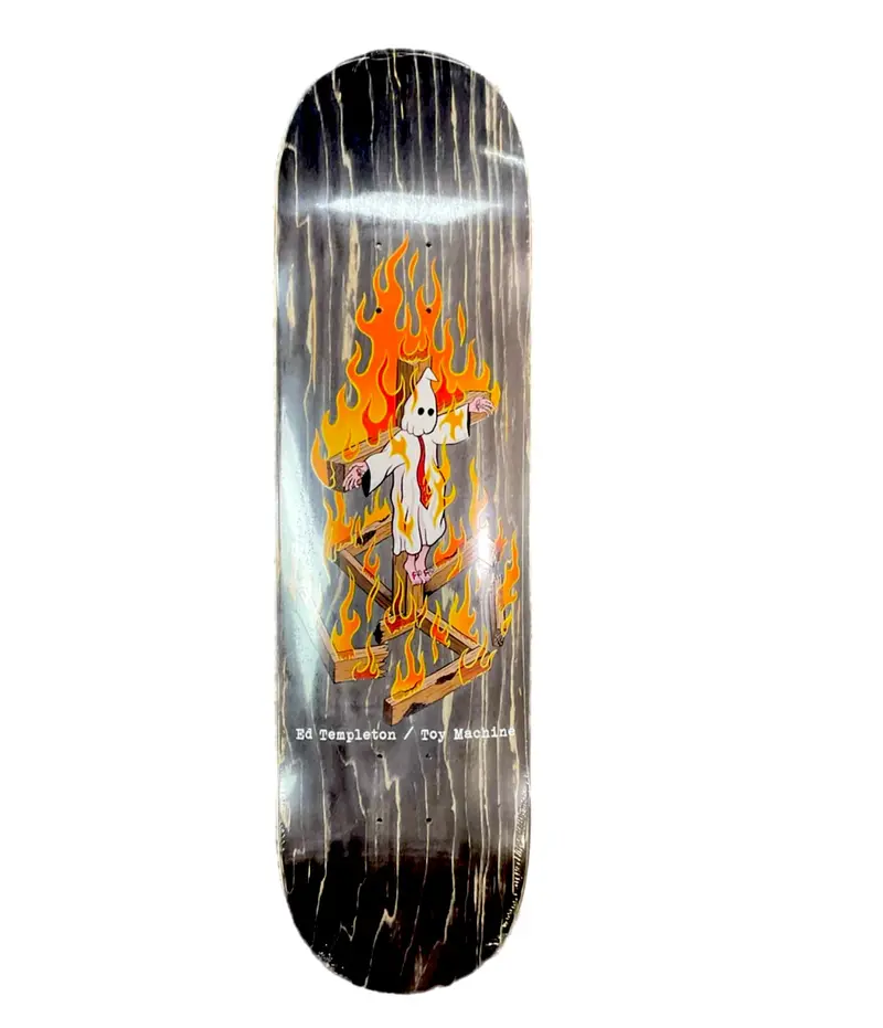 Toy Machine Templeton Charred 8.25" Deck 1
