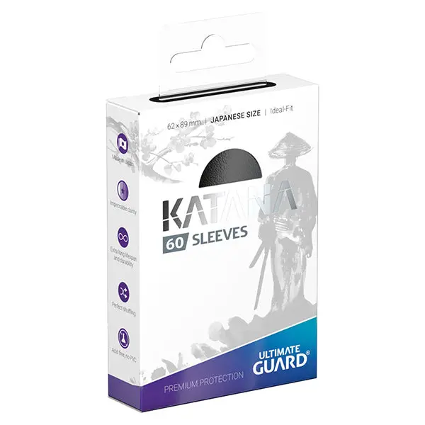 Ultimate Guard: Katana Sleeves Japanese Size (Black) 1