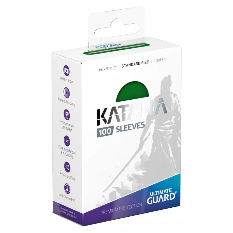Ultimate Guard: Katana Sleeves Standard Size Green 1