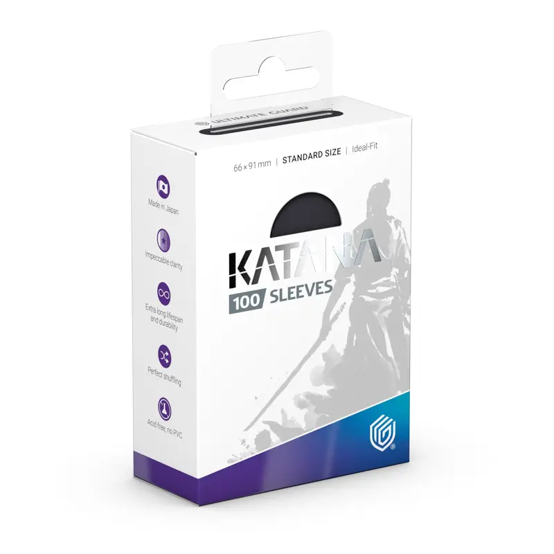 Ultimate Guard: Katana Sleeves Standard Size Obsidian Shard 1