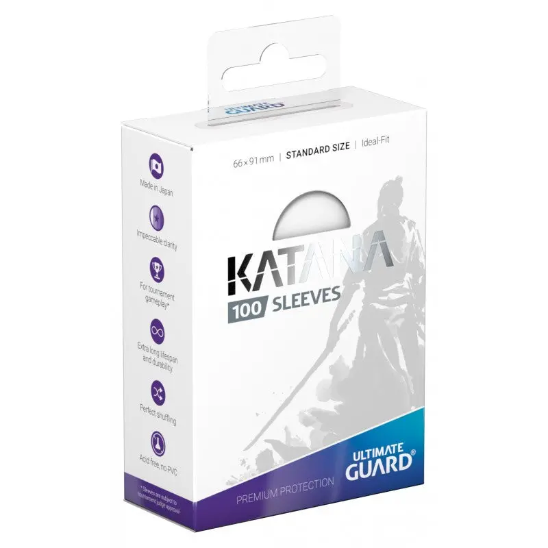 Ultimate Guard: Katana Sleeves Standard Size Transparent 1