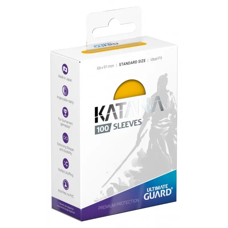 Ultimate Guard: Katana Sleeves Standard Size Yellow 1