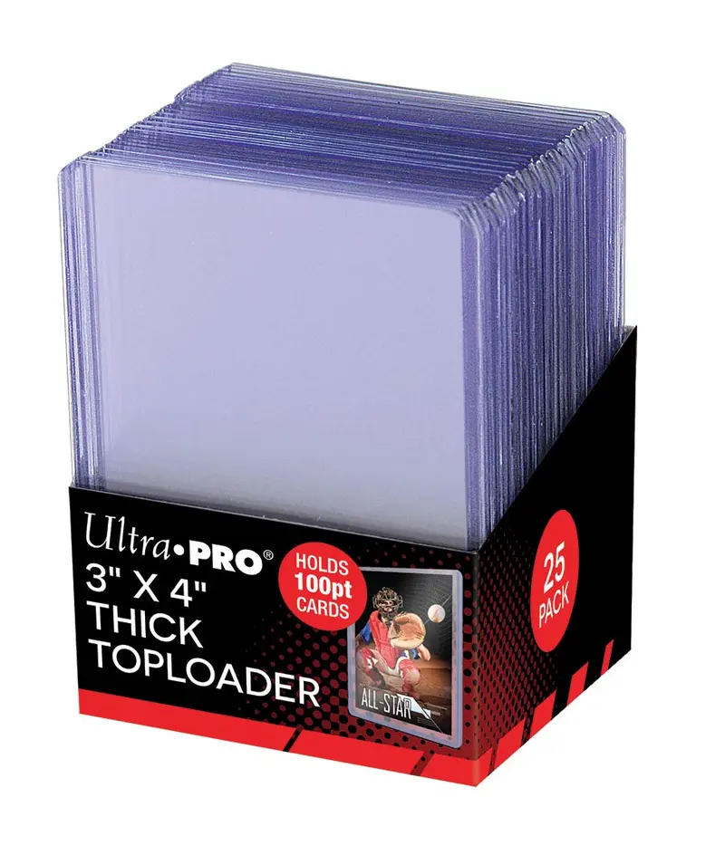 Ultra Pro: 3"X4" Thick 100Pt Toploader 25Ct 1