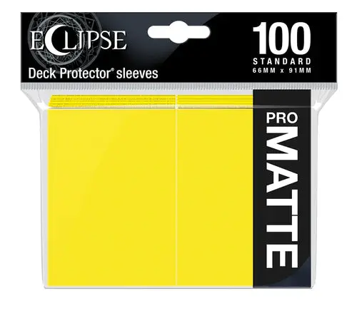 Ultra Pro: Eclipse Matte Standard Deck Protector Sleeves 100Ct 12