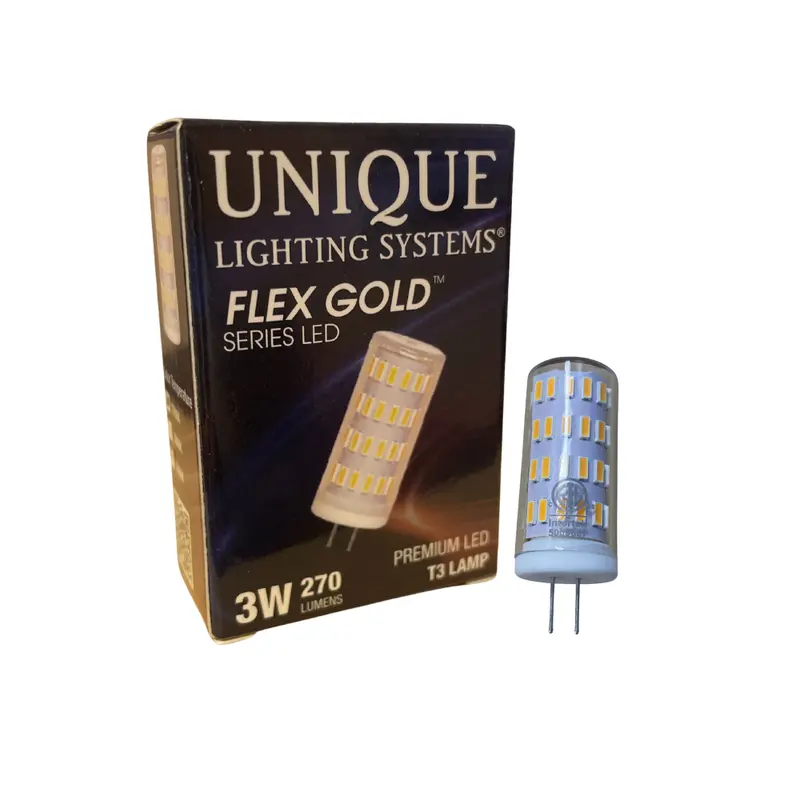 Unique - T3 Flex Gold Led Bulb (3 Watt, 2700K) 1