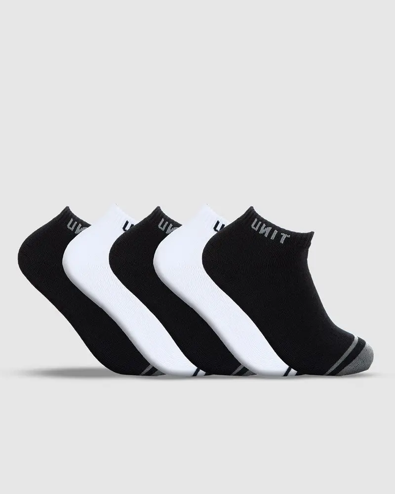 Unit Bamboo Ankle Socks 5 Pack 1