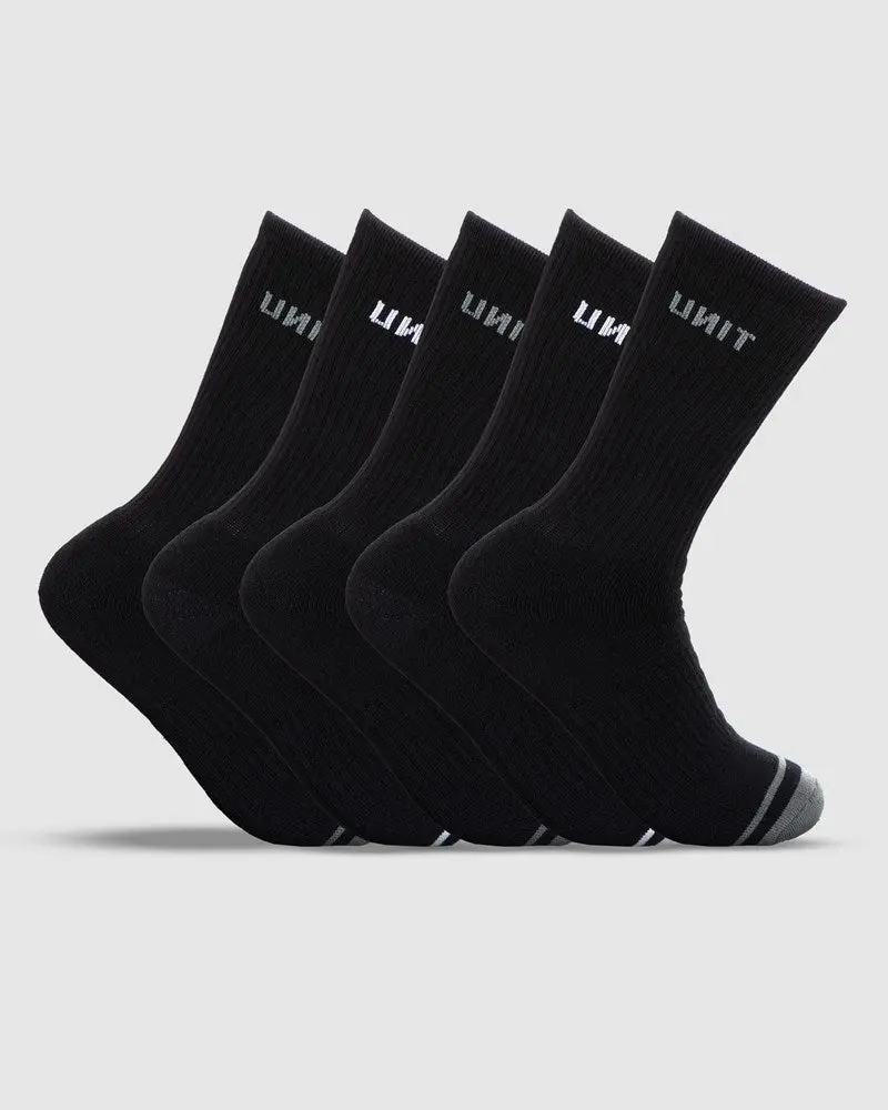 Unit Bamboo Crew Socks 5 Pack 1