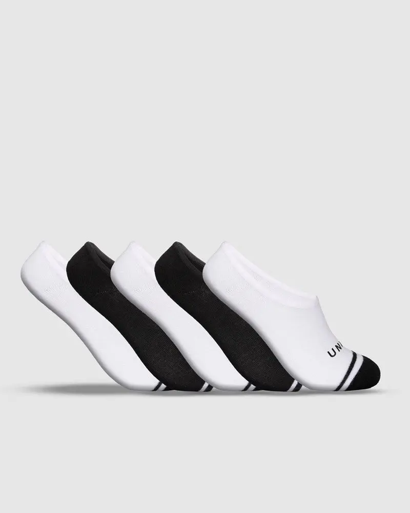 Unit Bamboo Invisible Ladies 5 Pack Socks 1