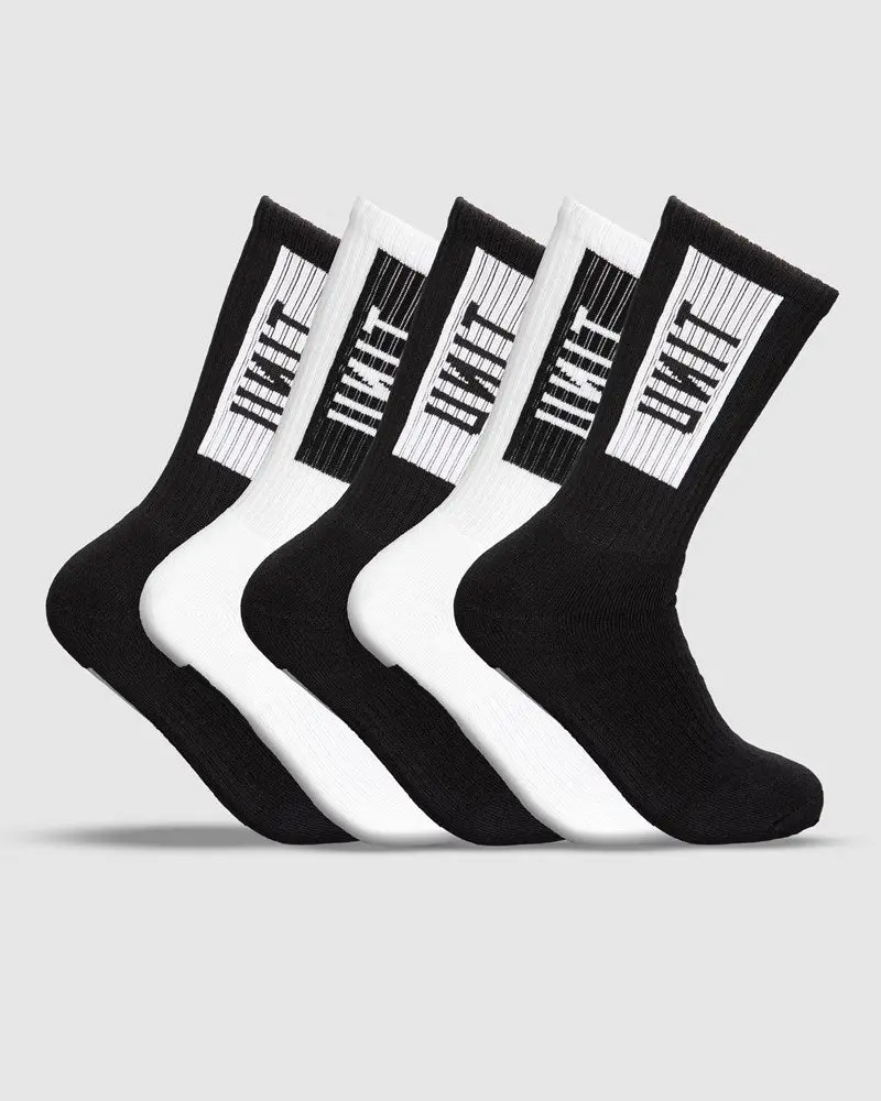 Unit Box Bamboo Hi Lux Socks - 5 Pack 1