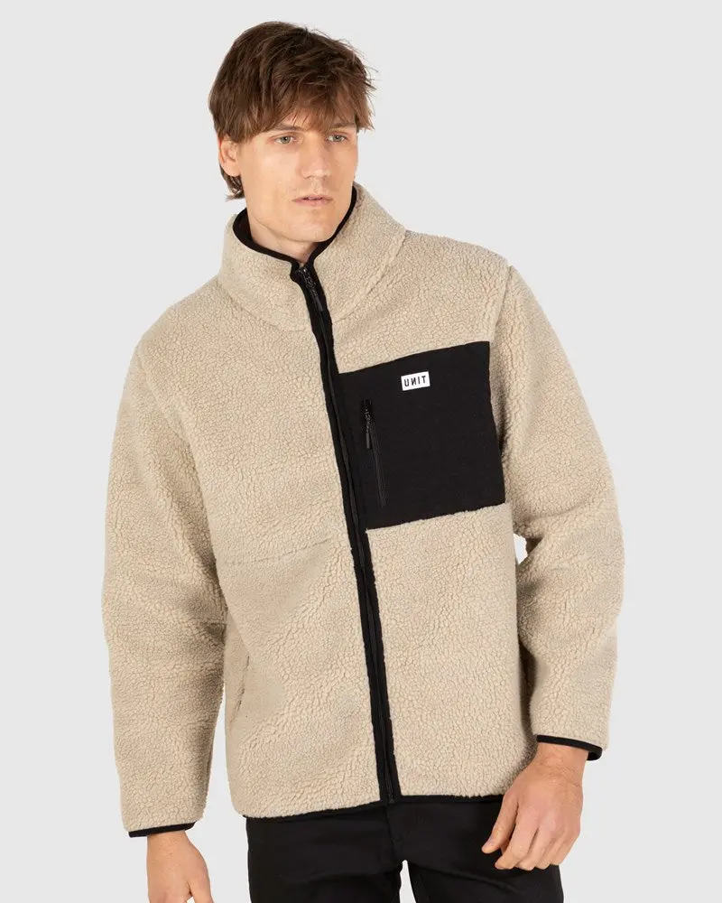 Unit Claim Half Pile Fleece Jacket 1