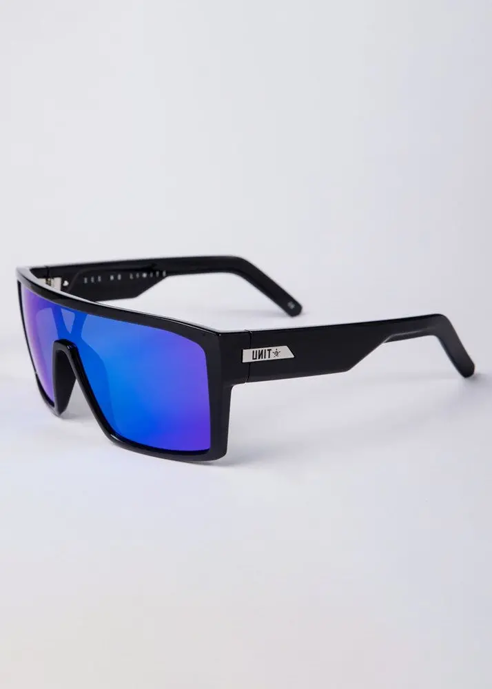 Unit Command Polarised Sunglasses - Black / Blue 1