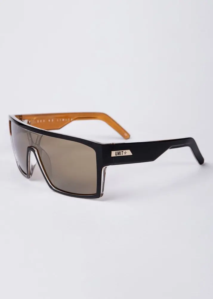 Unit Command Polarised Sunglasses - Black / Gold 1
