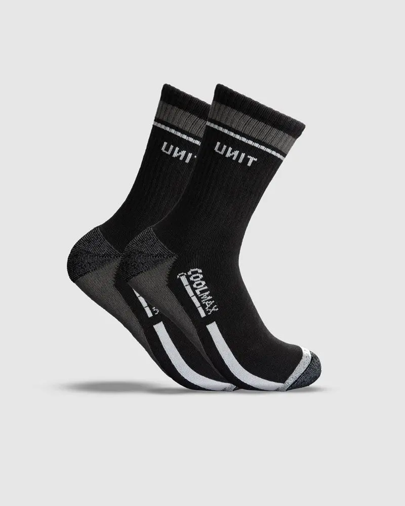 Unit Coolmax Crew Socks 2 Pack 1