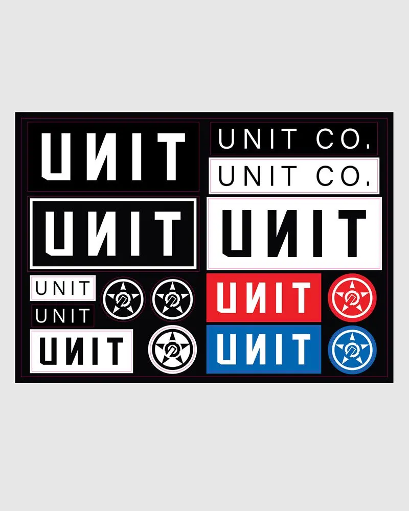 Unit Logo Sticker Sheet 1