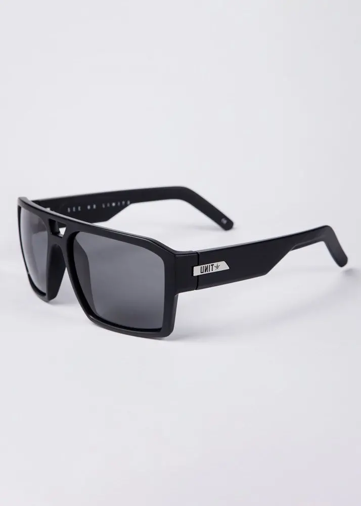 Unit Vault Polarised Sunglasses - Matte Black 1