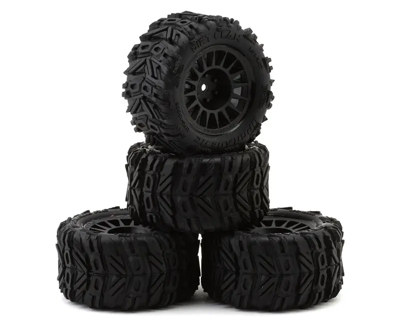 Upgrade Rc: Dirt Claw Pre-Mounted Belted Tires For Arrma Granite Grom 1