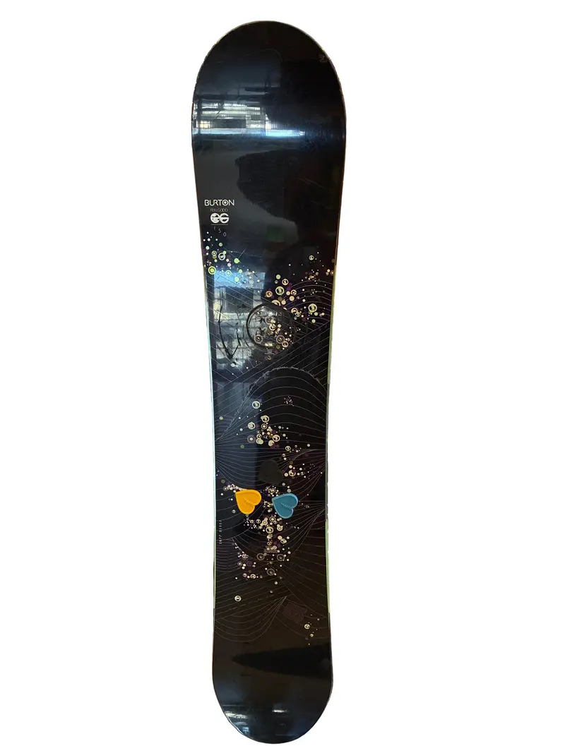Used Burton Women’S Feelgood Snowboard 150Mm With Bindings 1