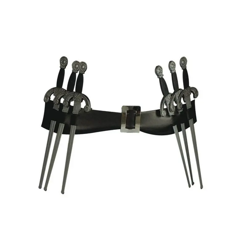 V For Vendetta Belt With 6 Daggers 1