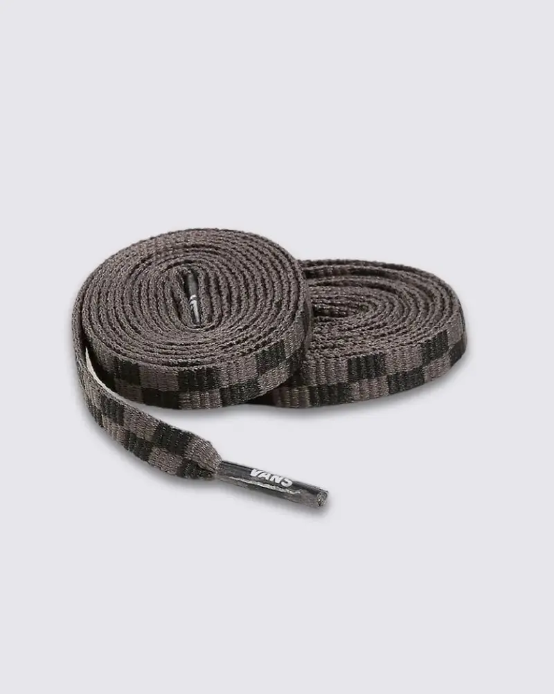 Vans 36" Laces - Black / Charcoal Checkerboard 1