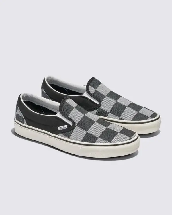 Vans Classic Slip-On Mono Checkerboard - Black 1
