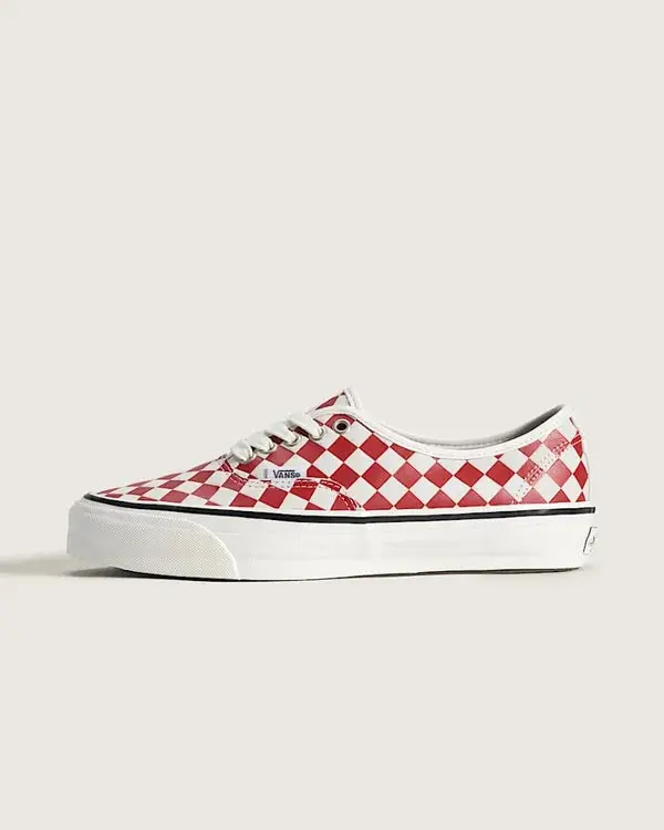 Vans Lx Premium Authentic 44 - Diamond Check Red/Marshmallow 1