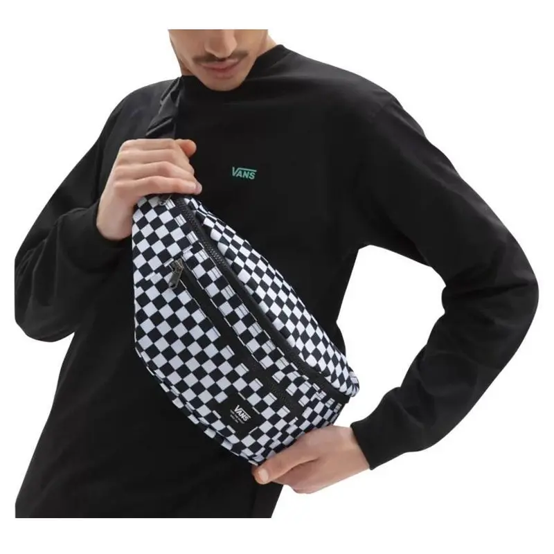 Vans Mn Ward Cross Body Pack - Black White Check 2