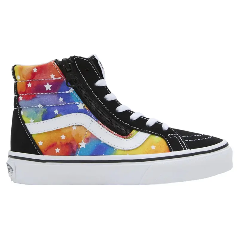 Vans Sk8-Hi Side Zip Kids Reissue - Rainbow Galaxy Black / Multi 1