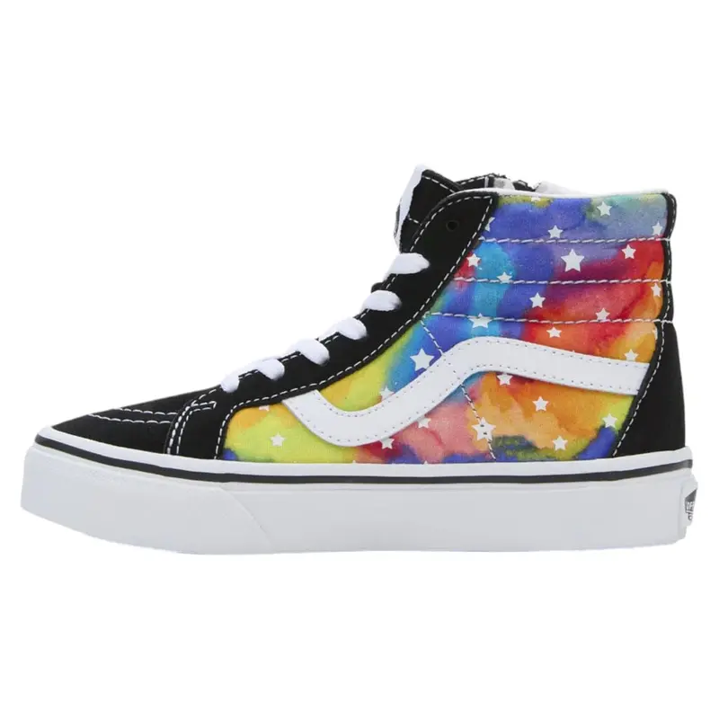 Vans Sk8-Hi Side Zip Kids Reissue - Rainbow Galaxy Black / Multi 3