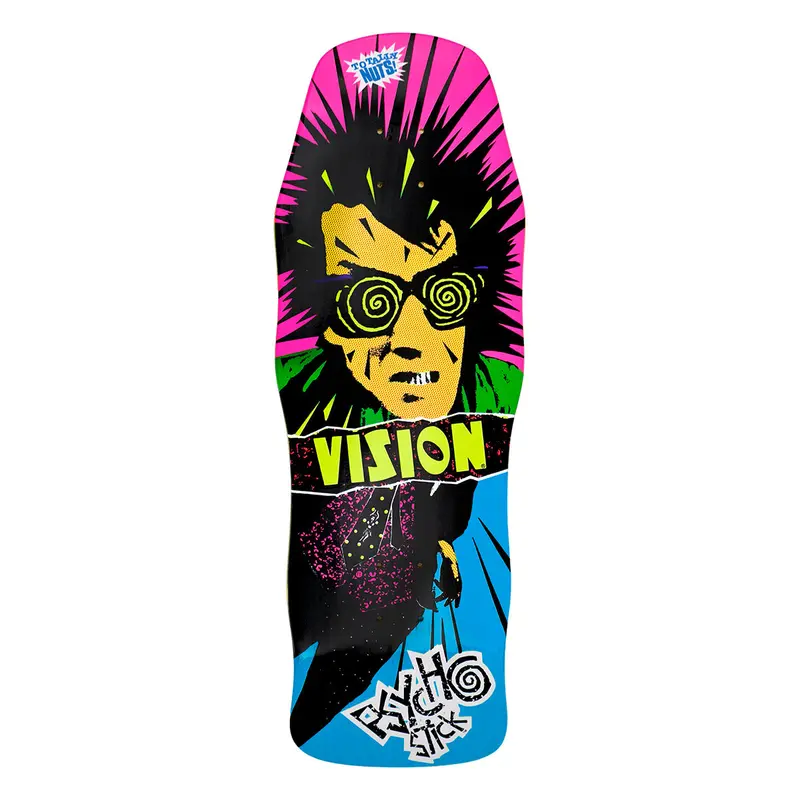 Vision Original Psycho Stick Skateboard Deck - 10"X30" 1